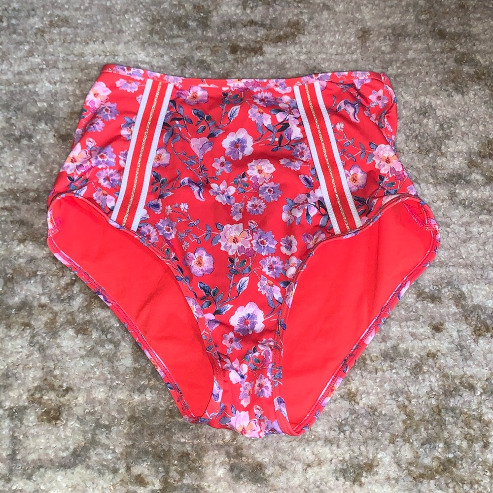 High wasted bathing suit bottom